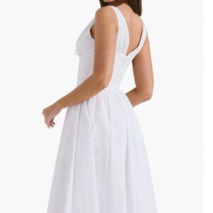 HOUSE OF CB Emmelina Sleeveless Stretch Poplin Midi Dress